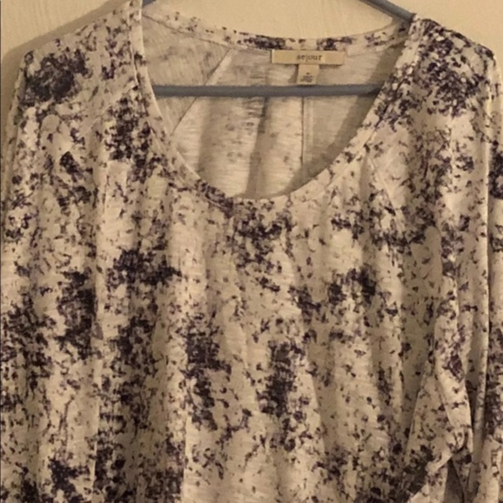 Sejoir Shirt Women’s Size 1X Top Pull Over Long Sleeve